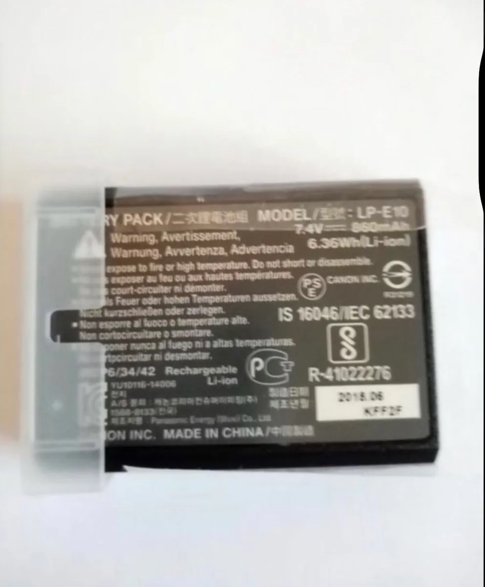 Brand New Original Canon LP-E10 Battery packs - Image 4