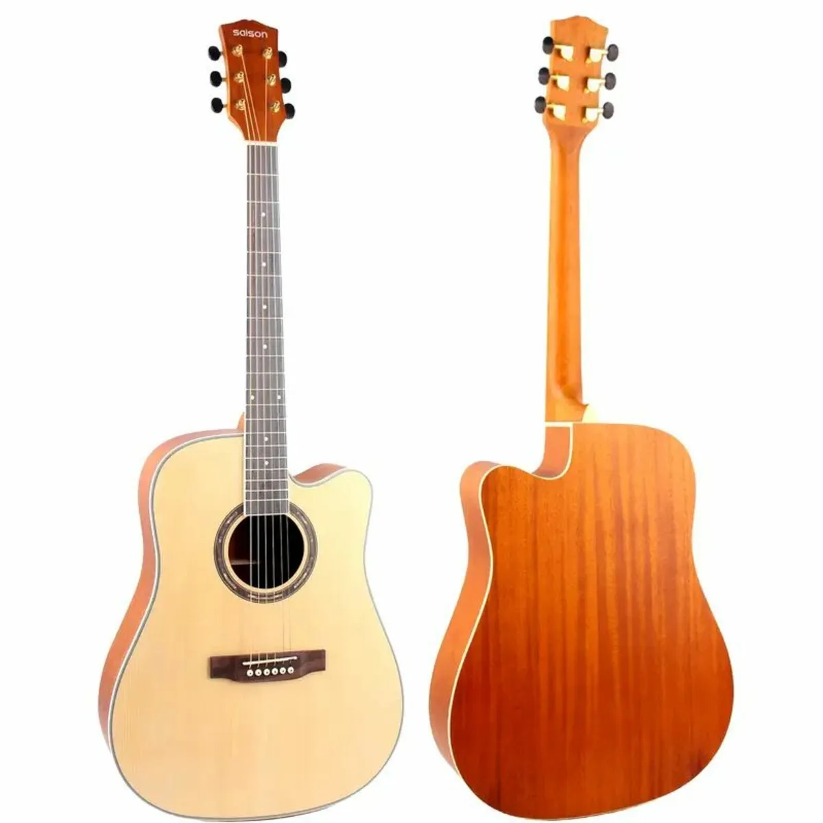 Peach Core Folk Guitar - Image 1