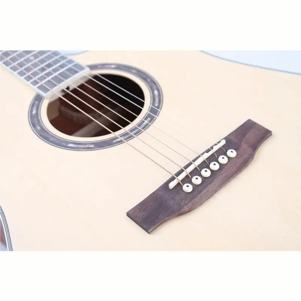 Peach Core Folk Guitar - Image 3