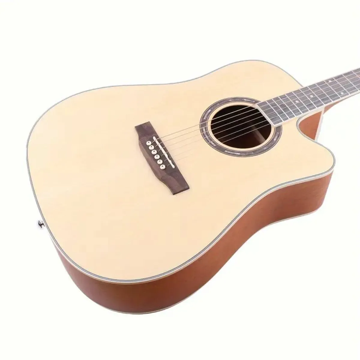 Peach Core Folk Guitar - Image 4