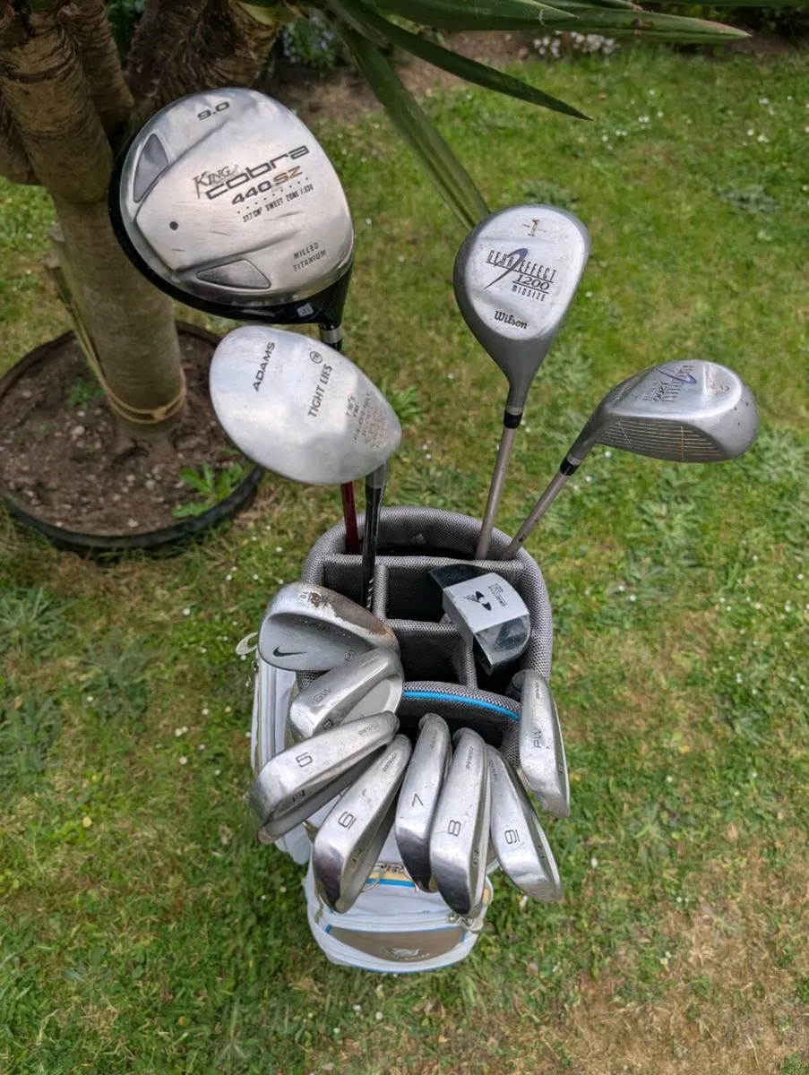 Wilson Golf clubs and bag - Image 2