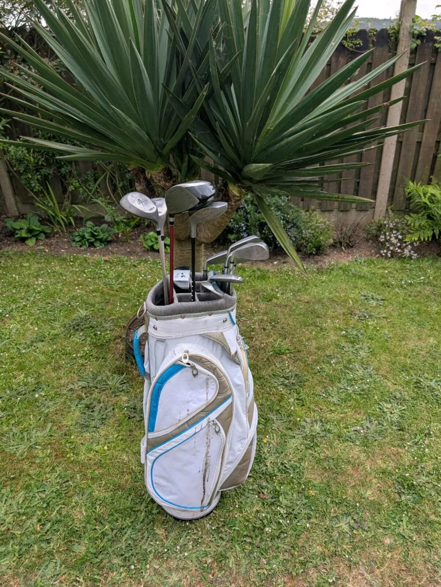 Wilson Golf clubs and bag - Image 4