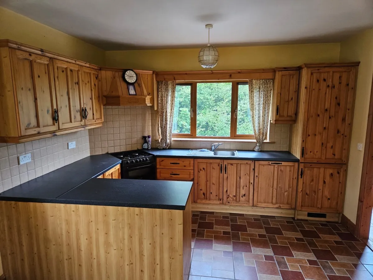 Wooden kitchen utility and shelfs - Image 2
