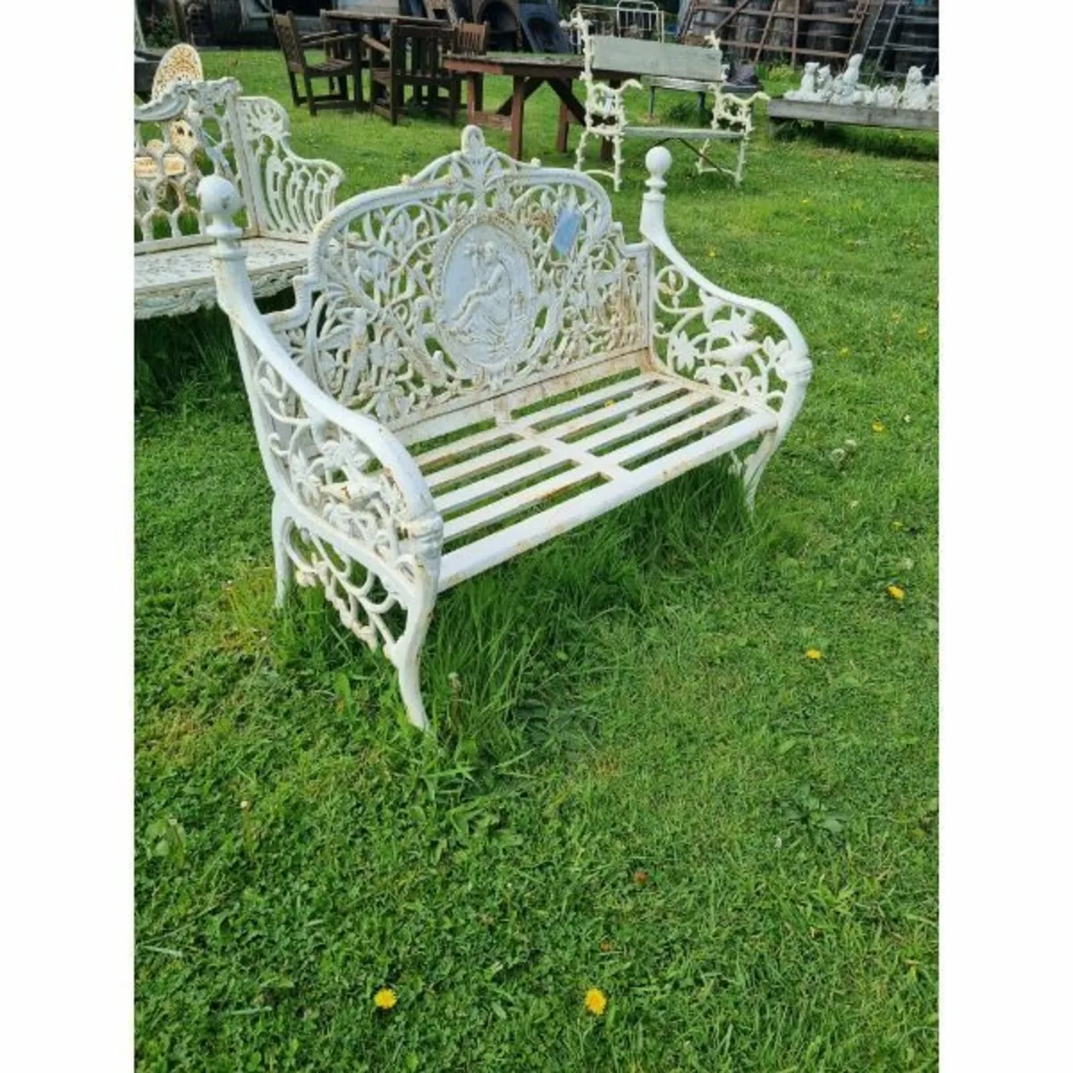 Bench – Cast Iron Lady – Small – H30 - Image 3