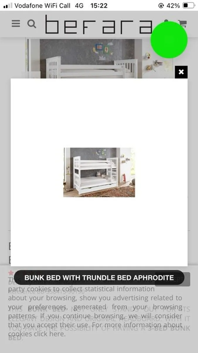 white triple bunk bed - Image 4
