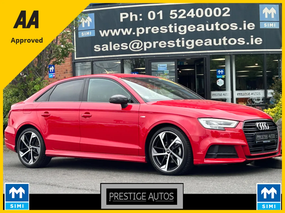Audi A3 1.4 TFSI S-LINE AUTO BLACK EDITION *CAR ID - Image 1