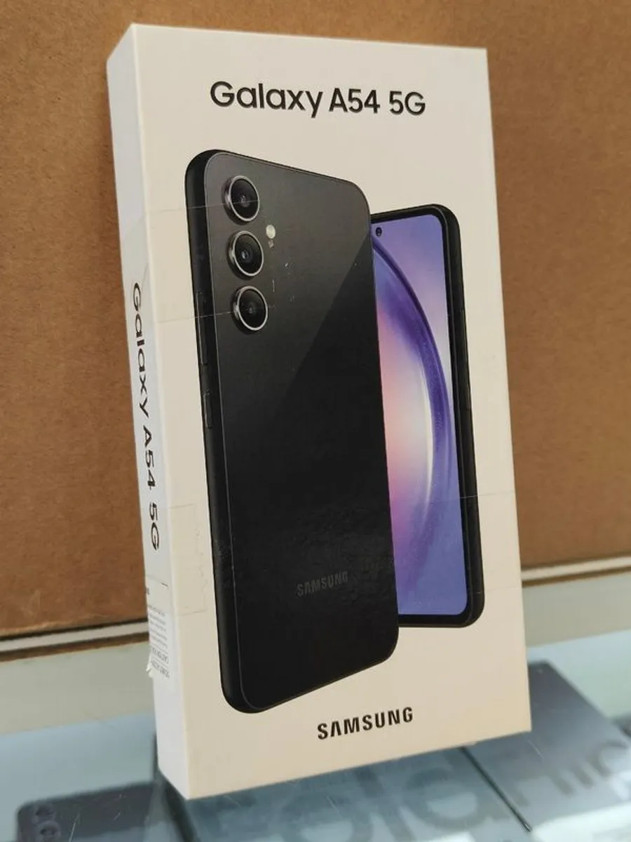 Samsung Galaxy A54 5G (Awesome Graphite, 8GB, 128GB) Dual Sim Unlocked Used Excellent - Image 1