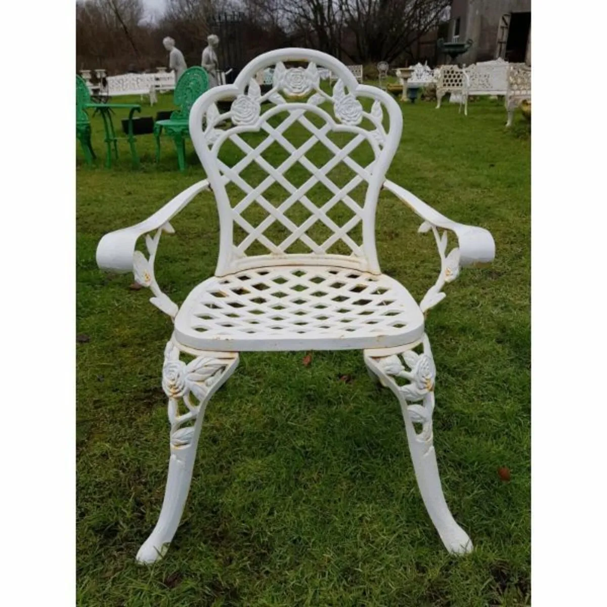 Cast Iron Chair – With Arms – Style H – H65 - Image 2