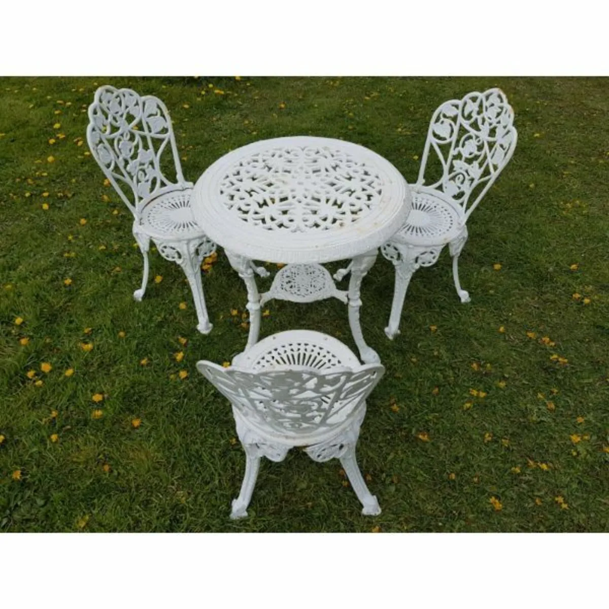Cast Iron Garden Set x3 – Ornate – Style N - Image 1
