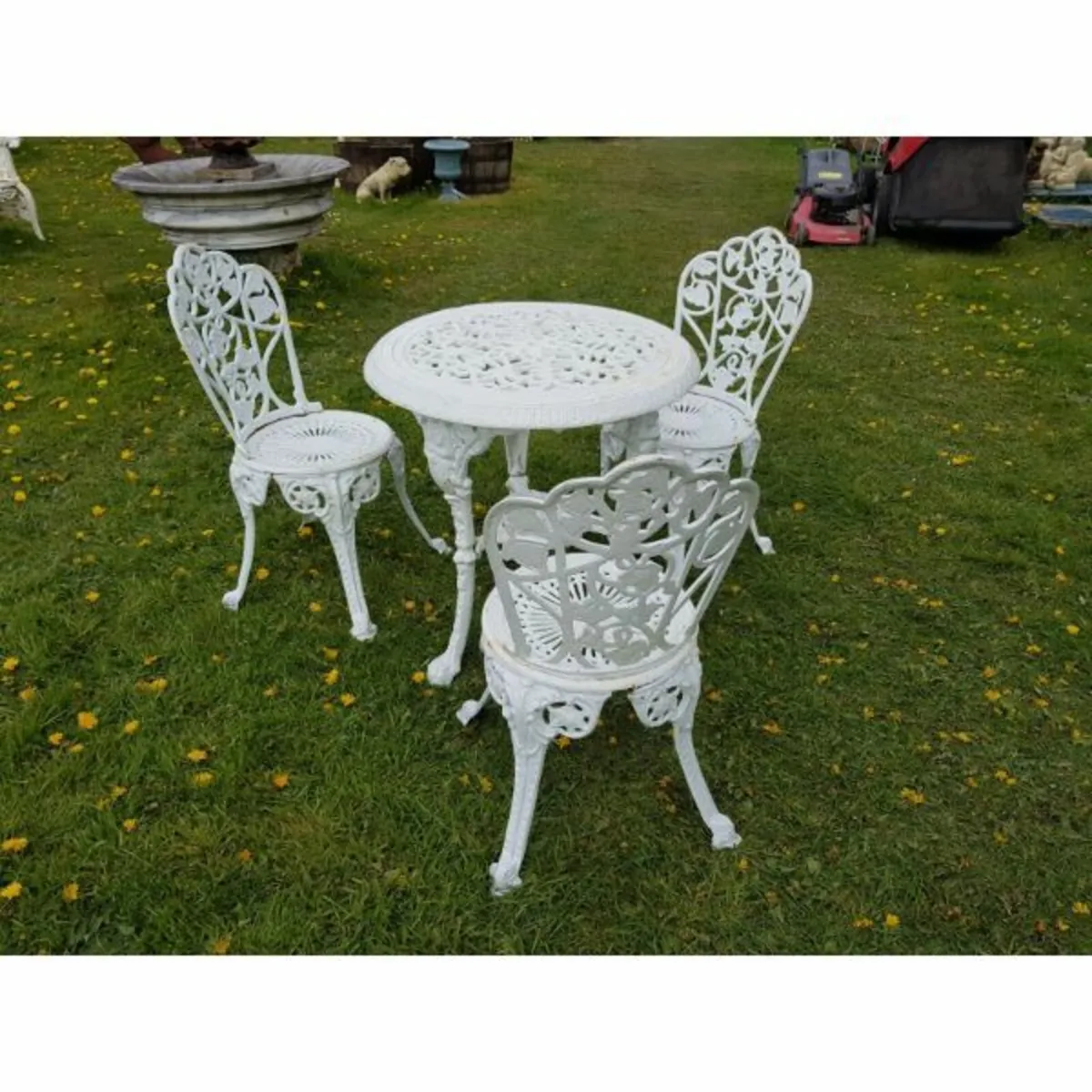 Cast Iron Garden Set x3 – Ornate – Style N - Image 3