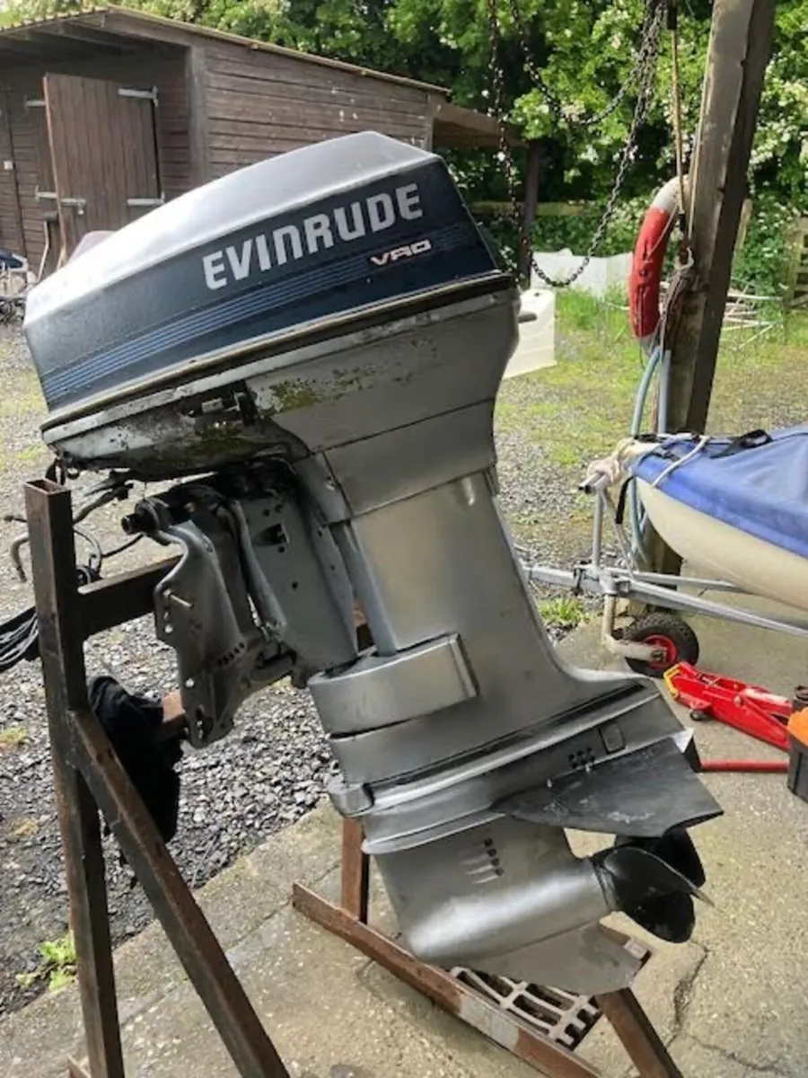 EVINRUDE VRO 50HP  OUTBOARD L/SHFT ELEC START - Image 1