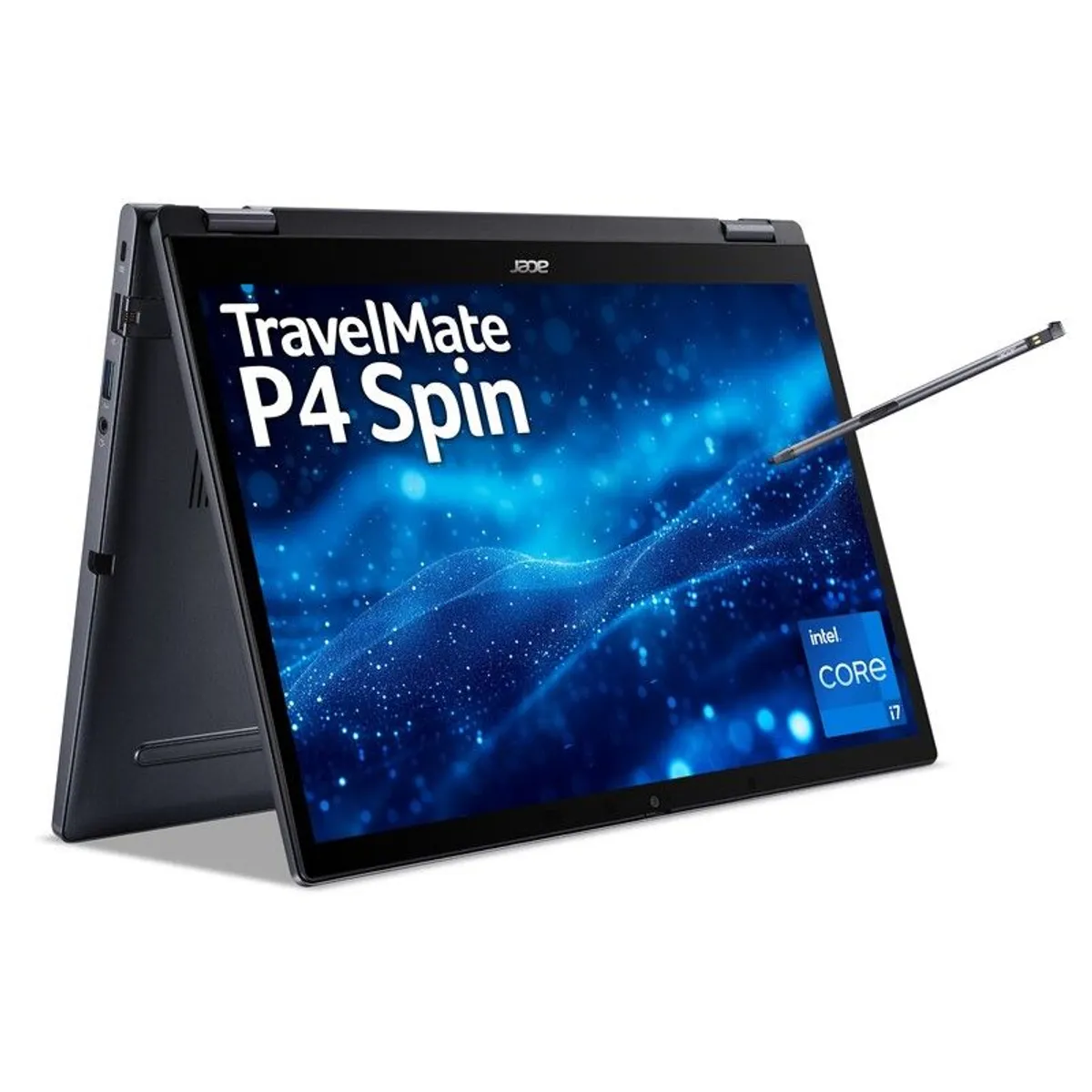 Acer TravelMate P4 Spin 14" Convertable i5 12th Gen 16GB 512GB Win 11 Pro (Touch Screen) - Image 1