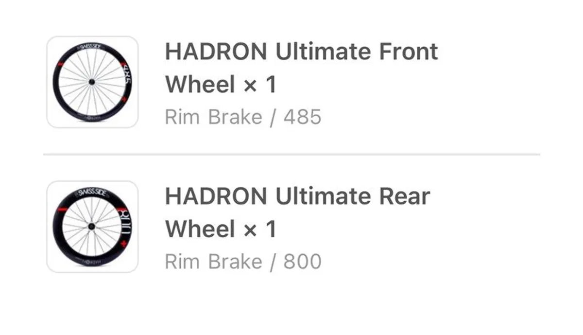 Swissside Hadron Ultimate wheelset - Image 4