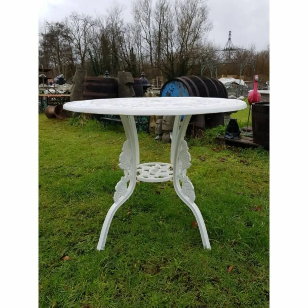 Cast Iron Table – Round – Large – Style H – H295 - Image 2