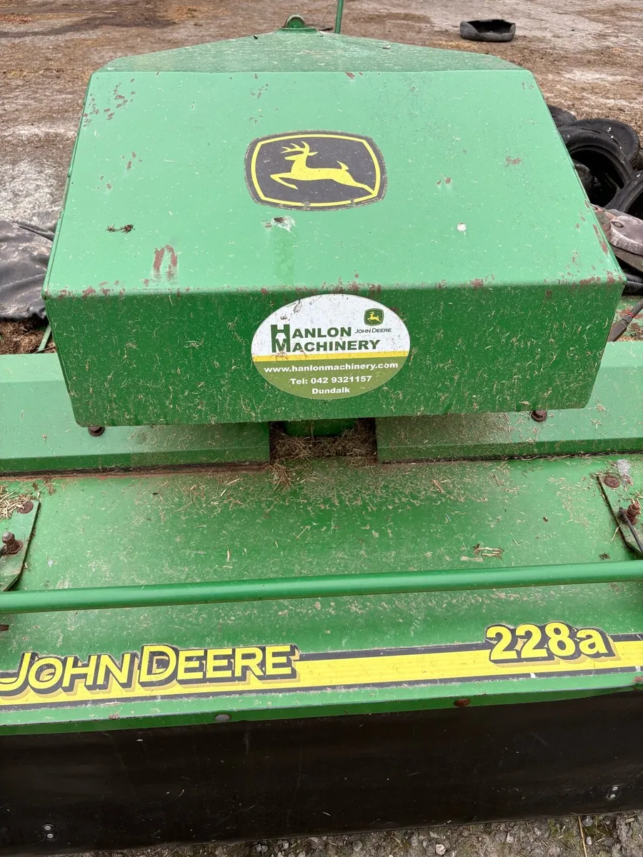 John Deere 228A front mower - Image 2