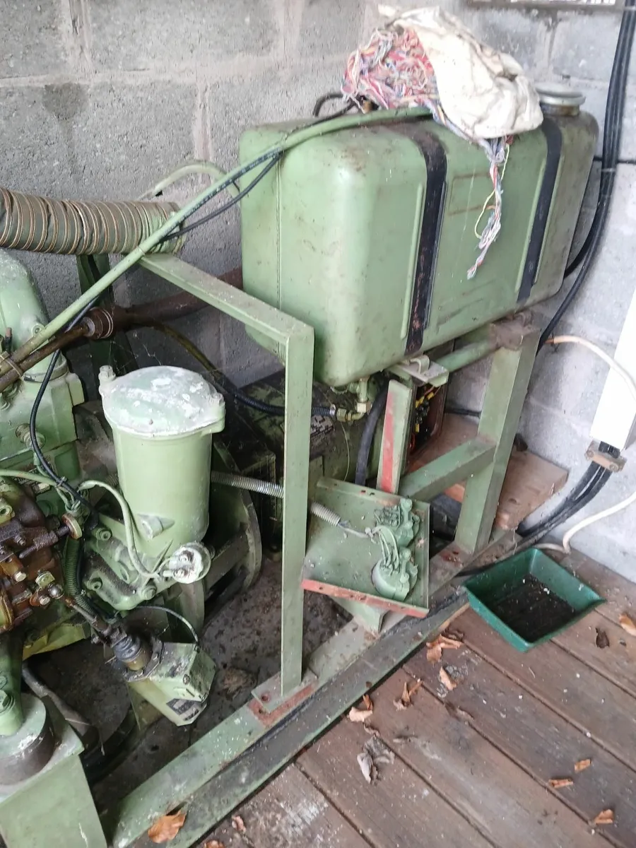 Vintage Mercedes Benz 3PH Diesel Generator - Image 2