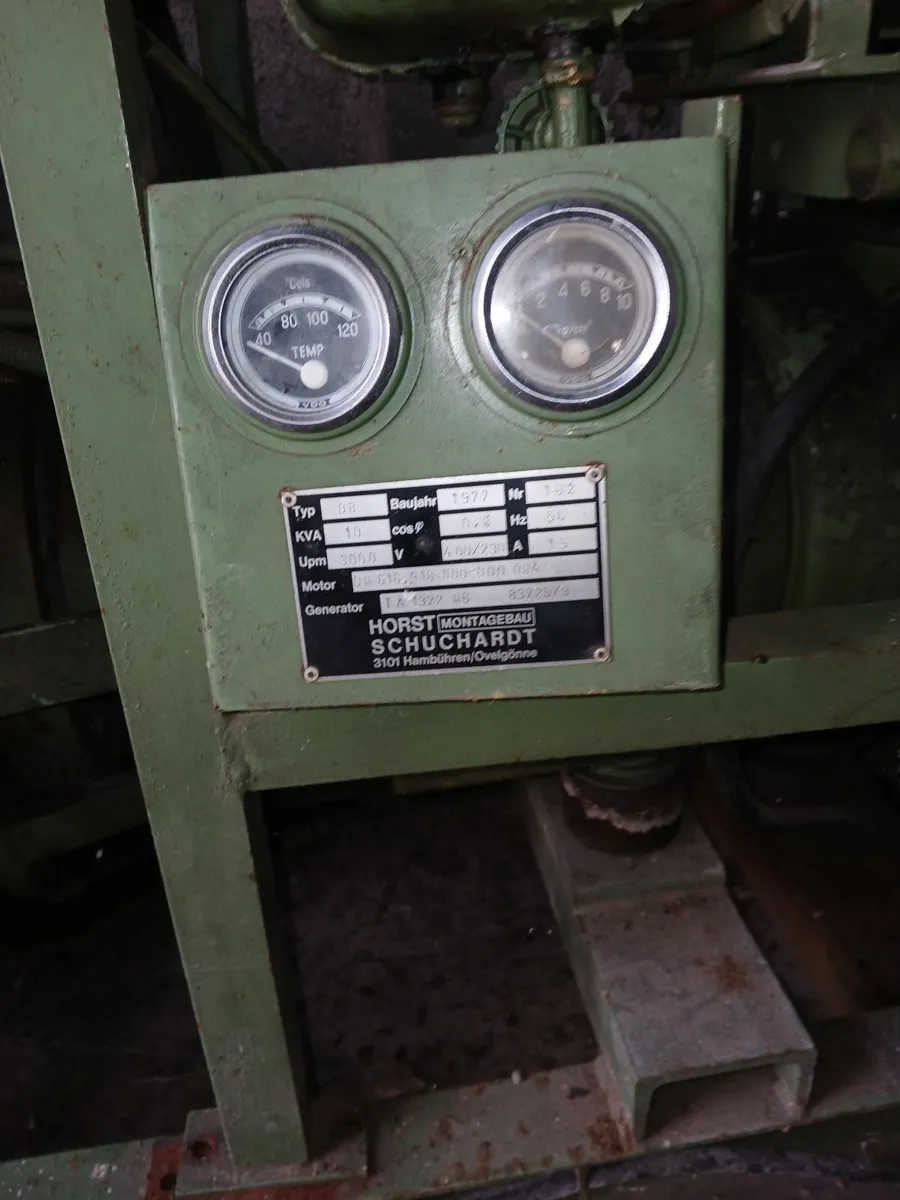 Vintage Mercedes Benz 3PH Diesel Generator - Image 3