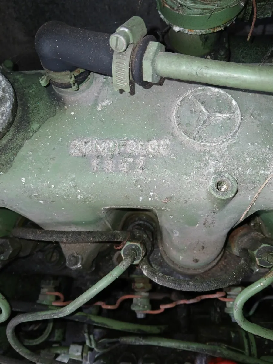 Vintage Mercedes Benz 3PH Diesel Generator - Image 4