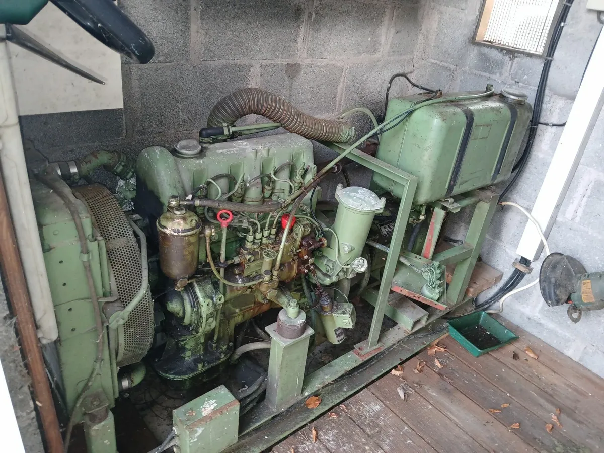 Vintage Mercedes Benz 3PH Diesel Generator - Image 1