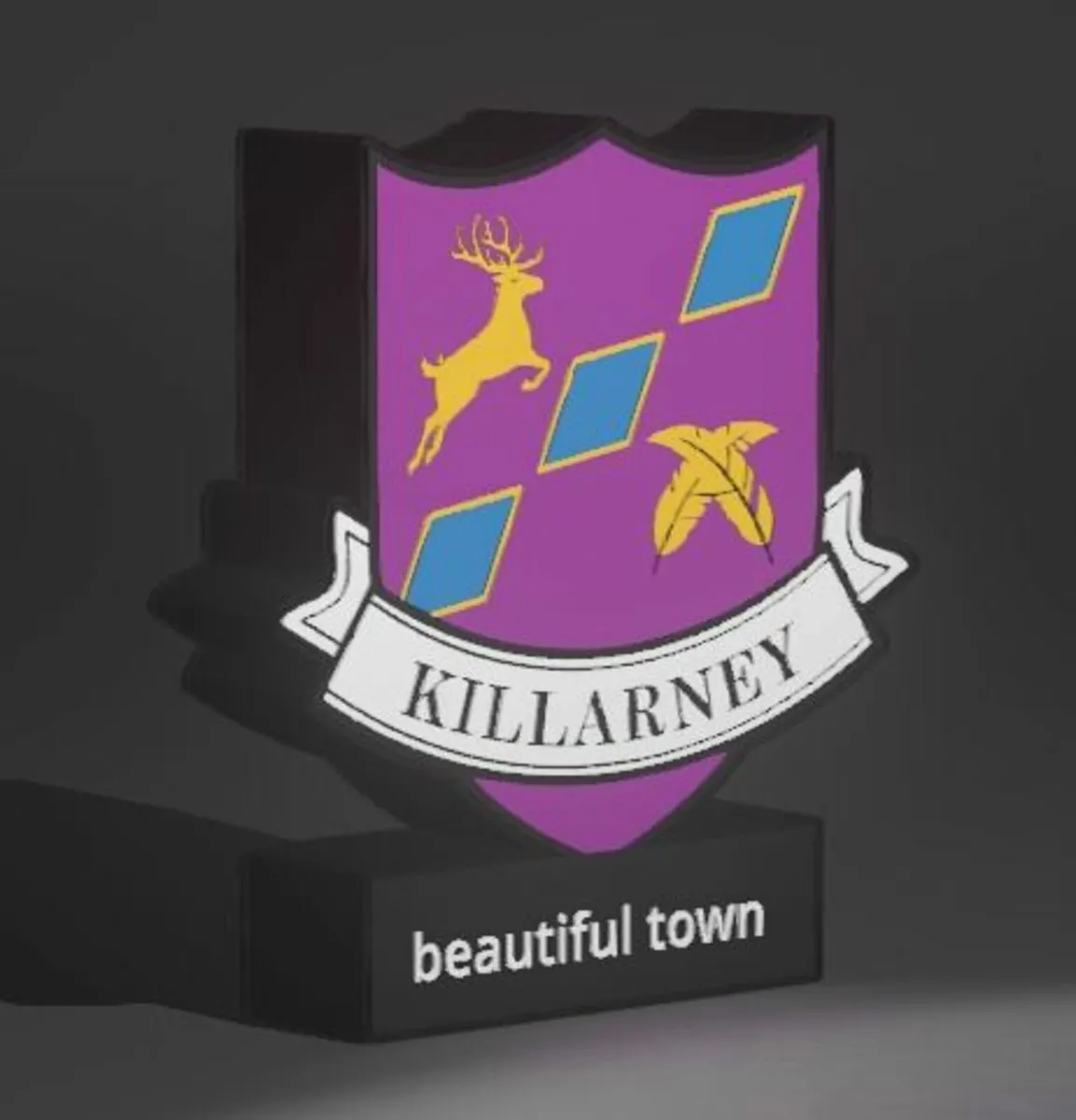 Personalized light box with names, logos - Image 2