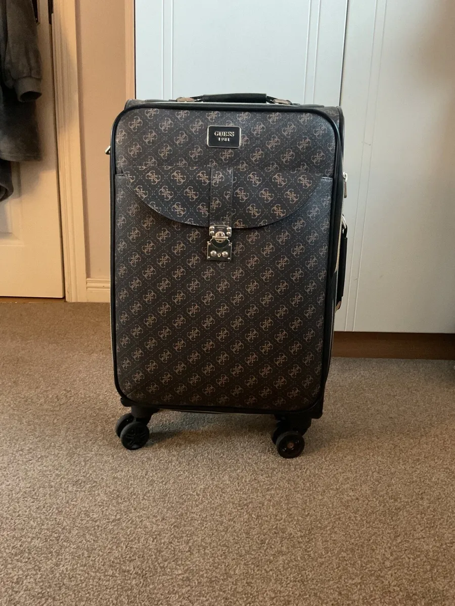 Guess leather carry on suitcase - Image 1