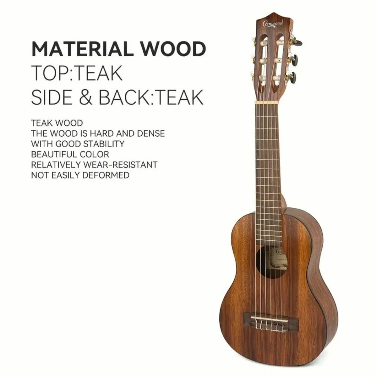 Camwood 71.12cm Acoustic Guitalele - Image 4
