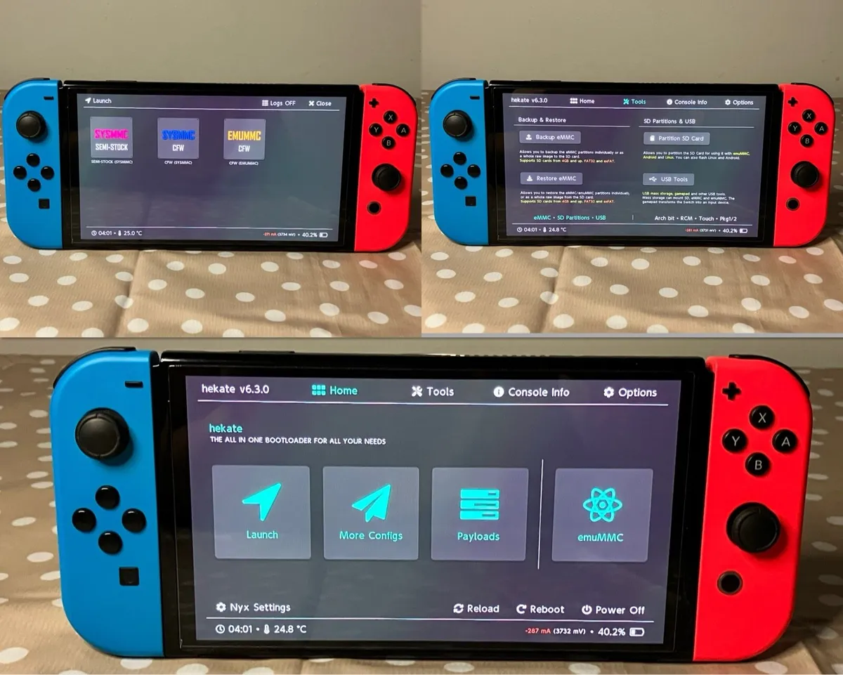 Nintendo Switch OLED (modded / jailbroken) - Image 3