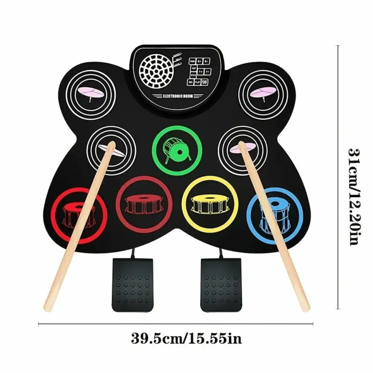 Portable Electronic 9 Drum Faces - Image 3