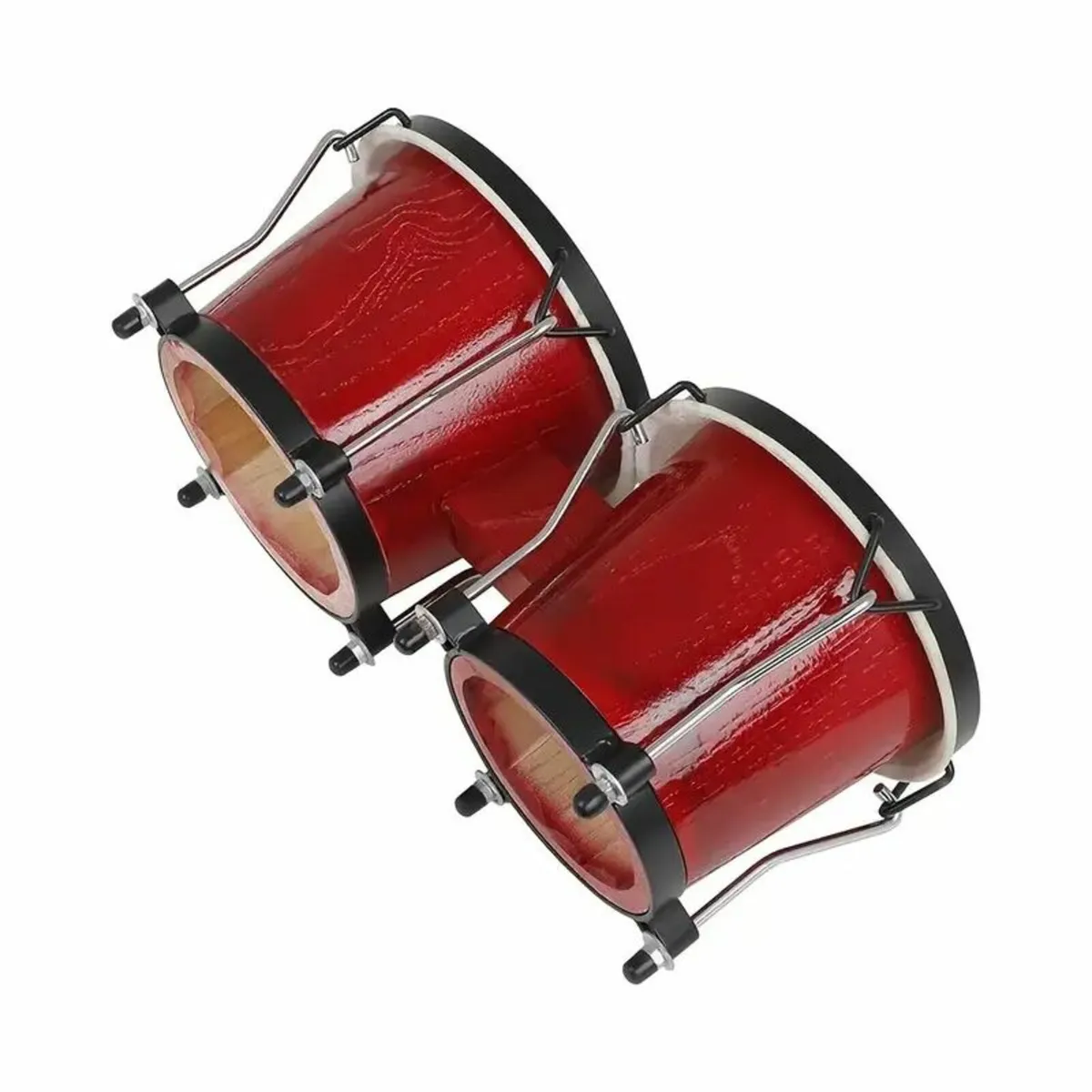 African Percussion Bongo Drum Set - Image 2