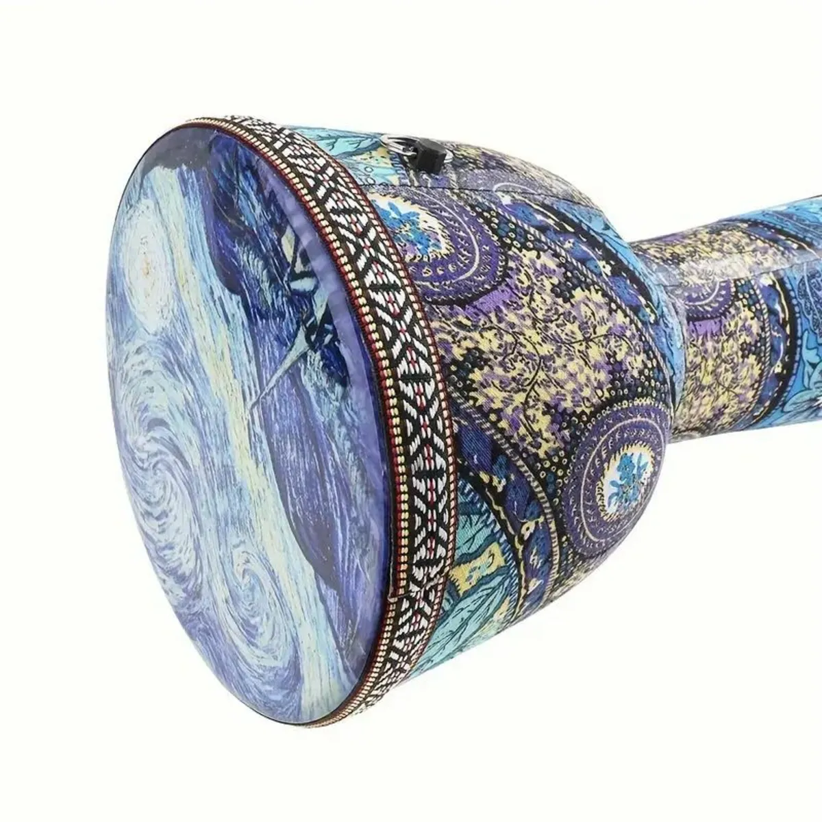 ABS Drum with Vibrant Floral and Leaf Patterns - Image 2