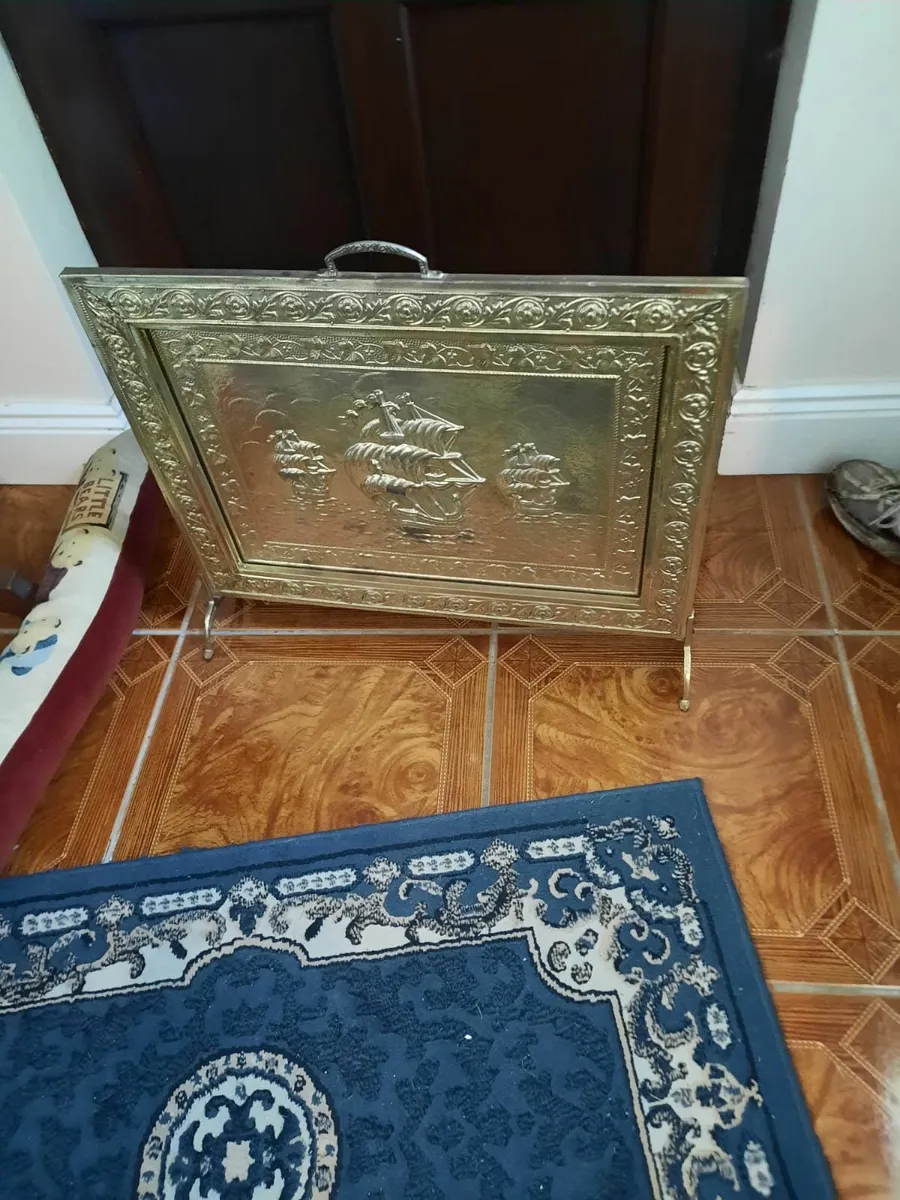 Vintage firescreen - Image 1