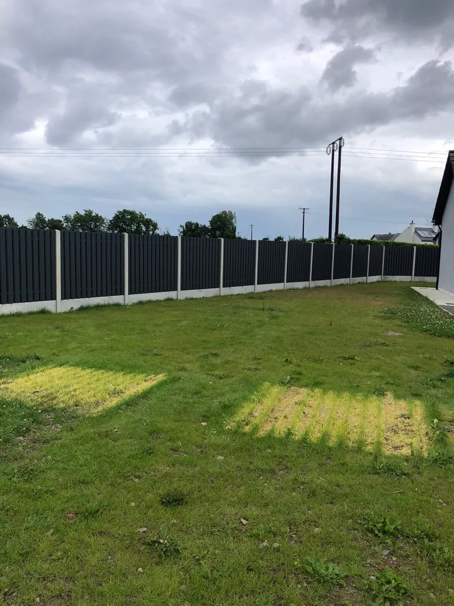 H-posts , slide in metal panels . - Image 3