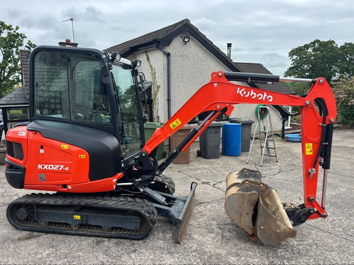 2024,KUBOTA KX 027-4 ONLY 481 HOURS - Image 1