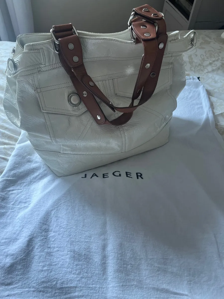 Vintage Jaeger off white bag - Image 1