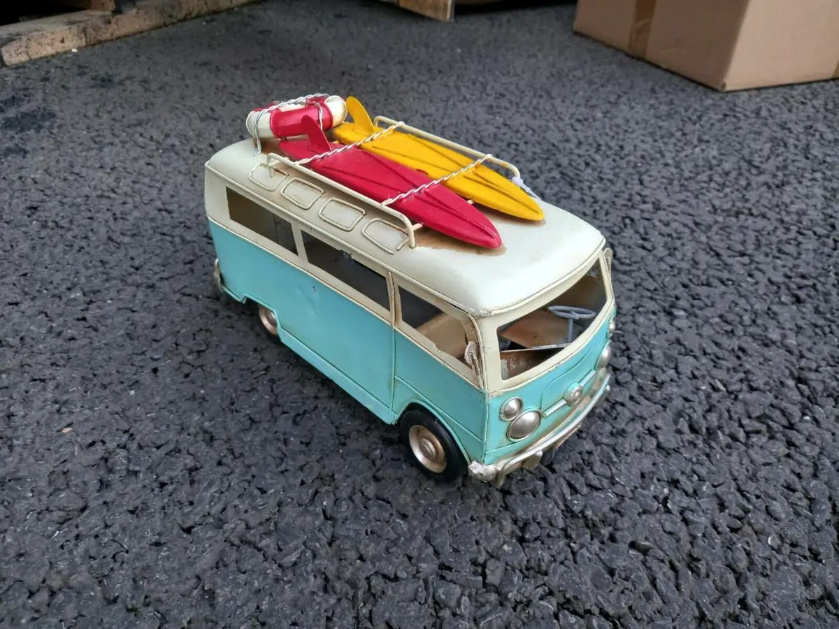 Volswagon Tin Camper Van