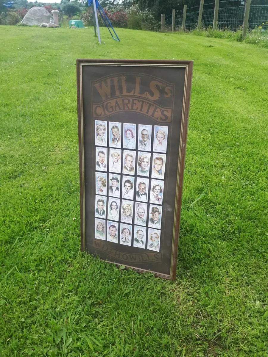 Wills Cigs Ad Display