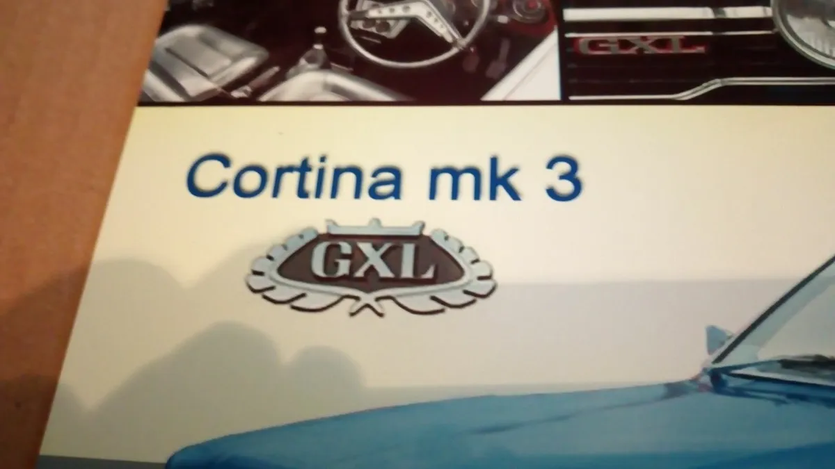 Ford Cortina mk 3 classic car sign - Image 2