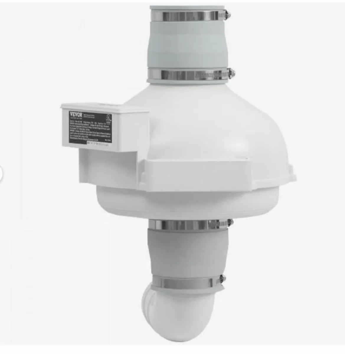 4" to 3.5" Radon Mitigation Fan System Kit - Image 3