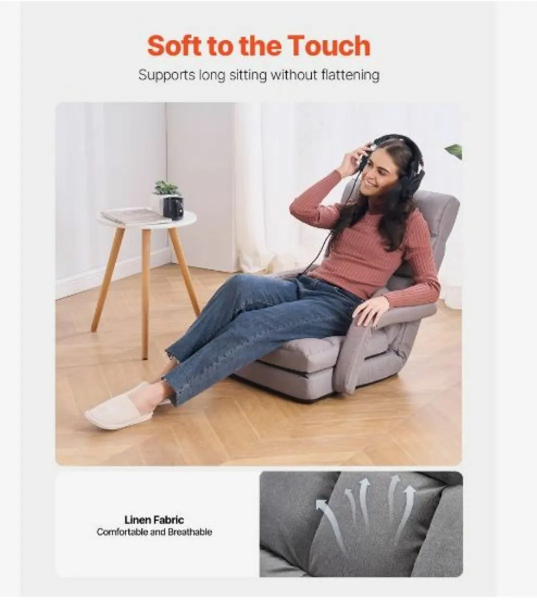 Floor Chair with 5 Adjustable Position - Image 2
