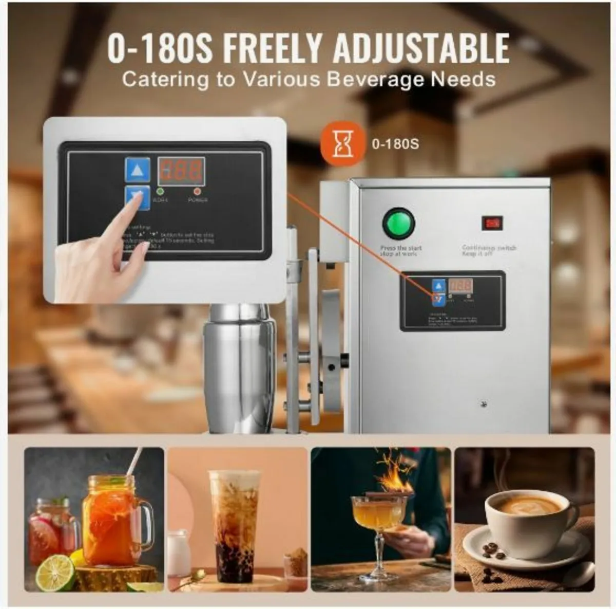 Milkshake Maker Machine 120W Electric - Image 4