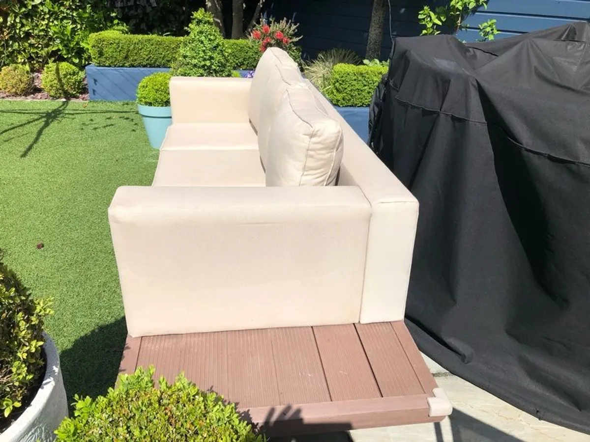 3 Seater Outdoor Sofa - Image 3