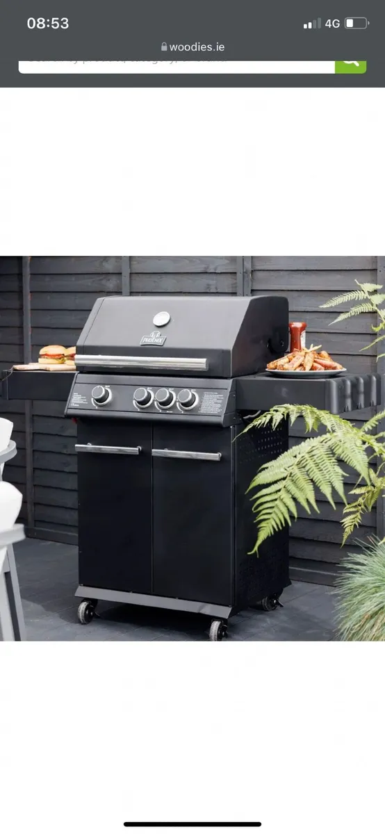Phoenix 3 Burner Gas BBQ with Side Burner - Image 1