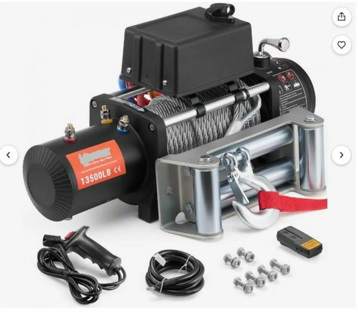 Electric Winch Truck 13,500 lb Steel - Image 4