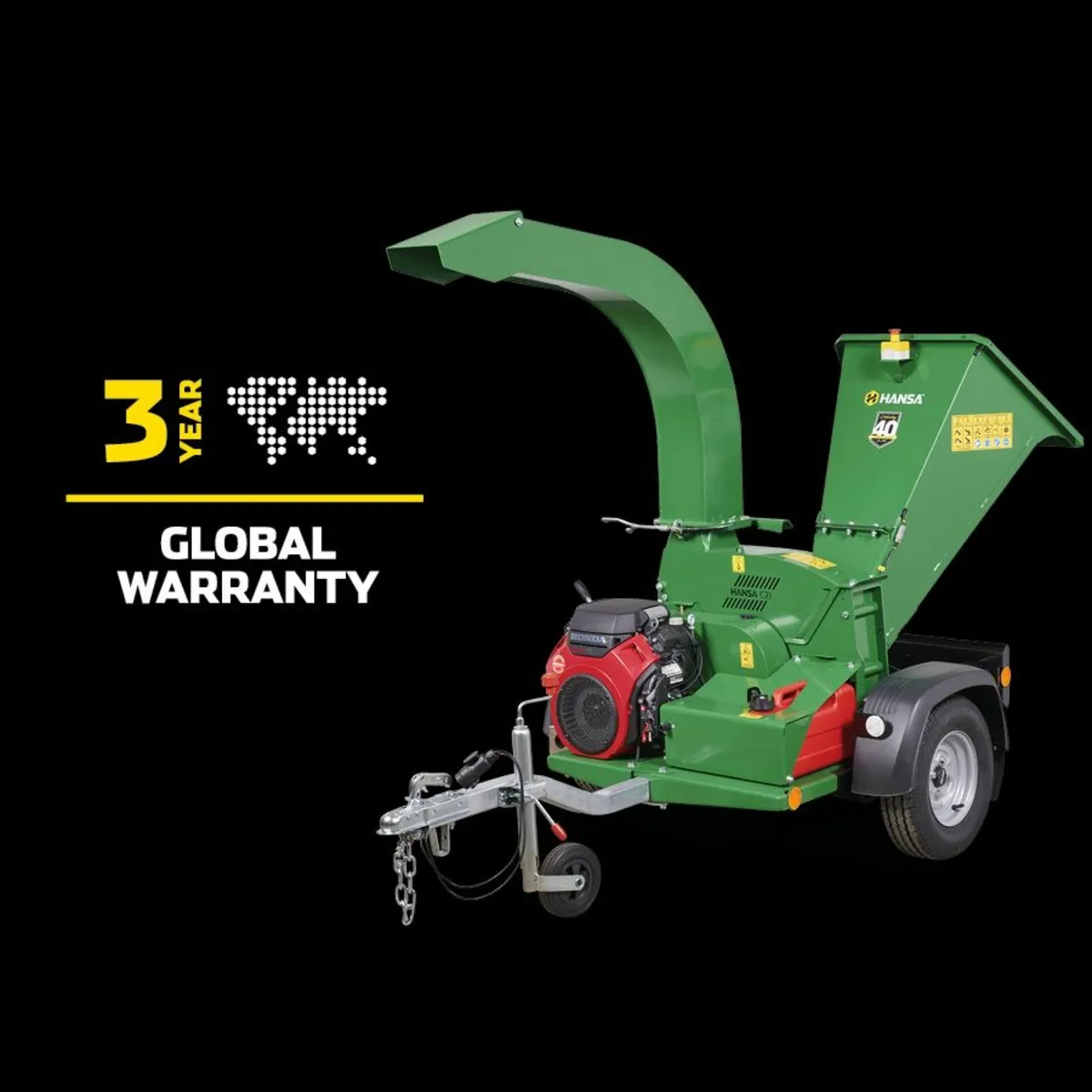 Hansa C21 Road Tow Wood Chipper - Image 1