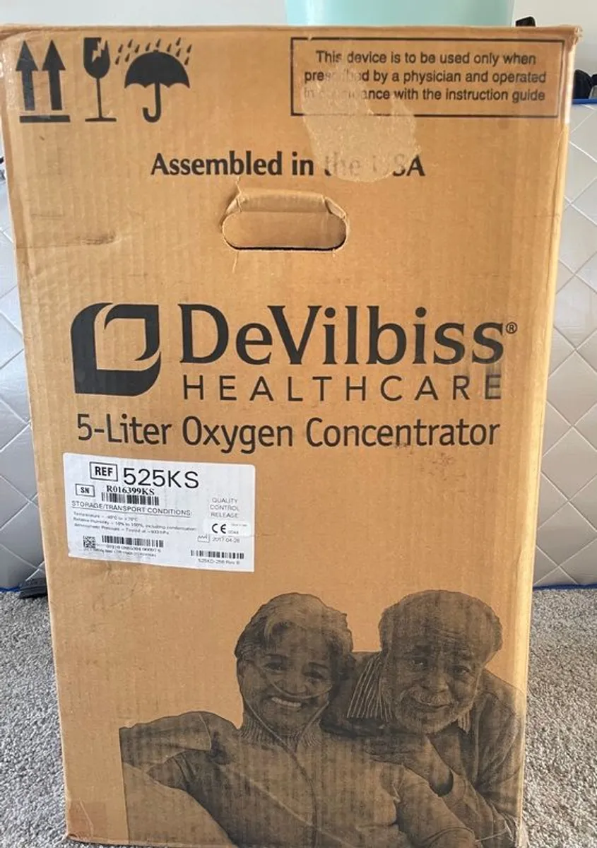 DeVilbiss 5L Oxygen Concentrator Like NEW - Image 4