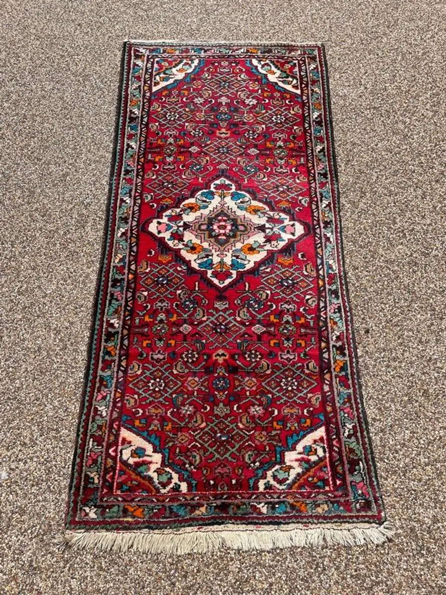 Vintage Persian Mahal Runner - Image 1