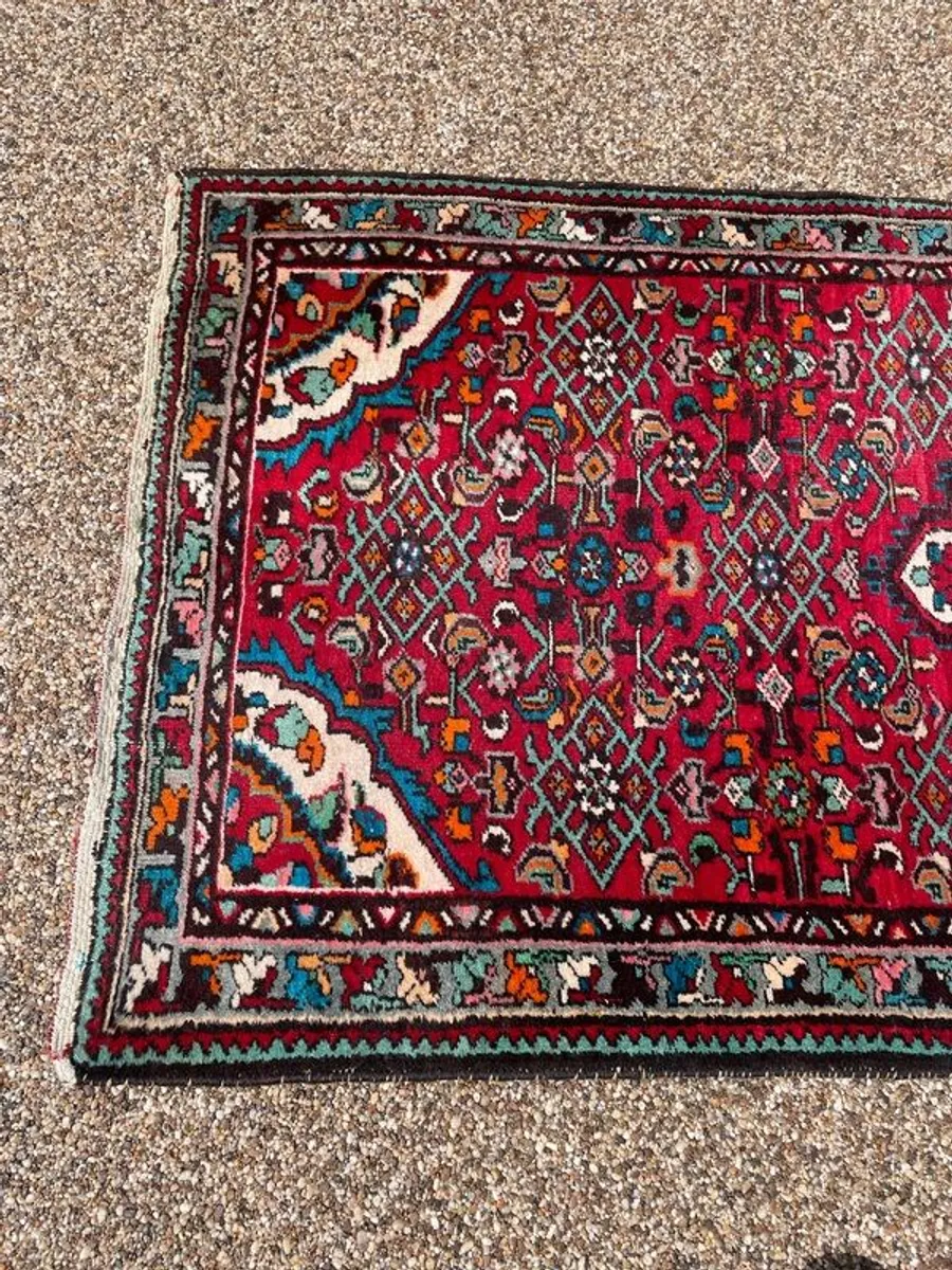 Vintage Persian Mahal Runner - Image 2