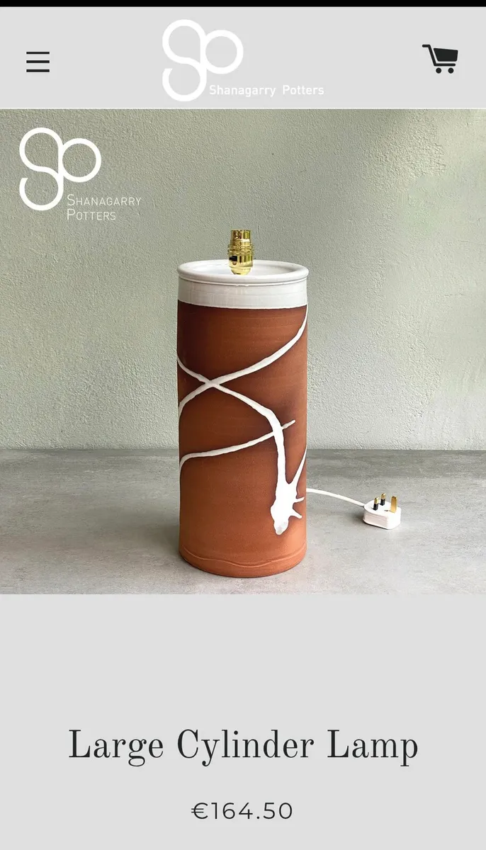 Beautiful lamp Stephen Pearce Shanagarry Pottery - Image 2