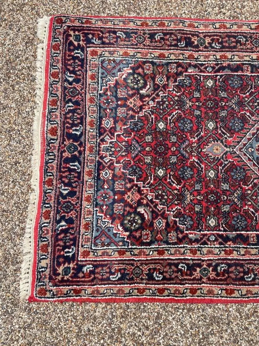 Beautiful Vintage Bidjar Wool Runner - Image 3