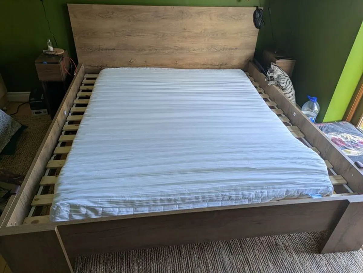 Bed Frame, No Slats - Good Condition - Image 1